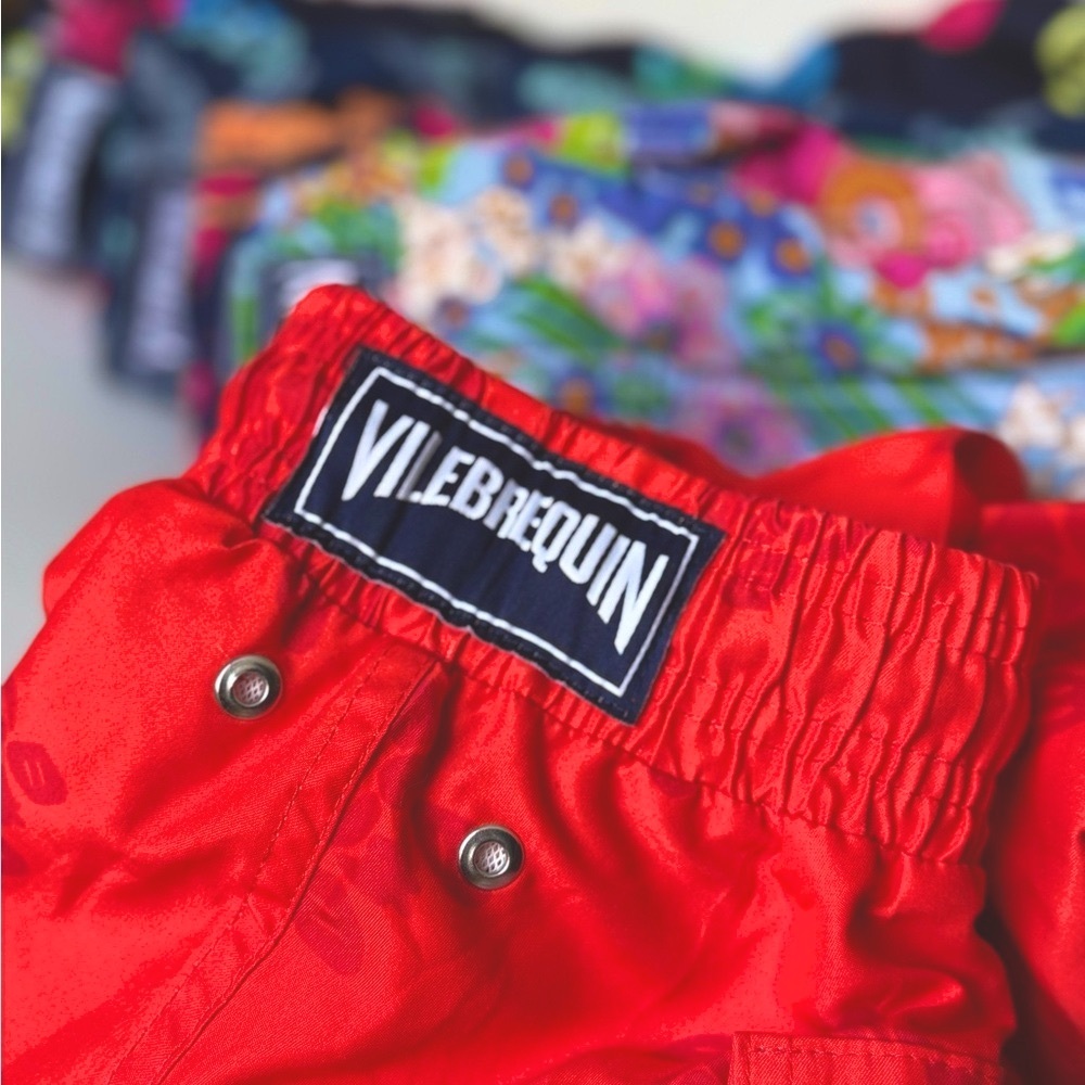 Vilebrequin Men’s Red Swim Shorts